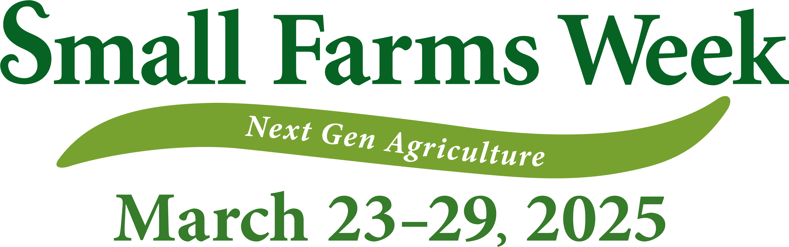 Small Farms Week Logo, PNG Format