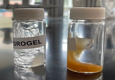 Woundra materials in two vials